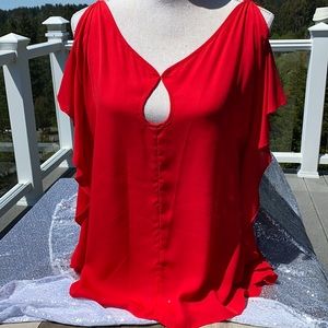 Large / Max Studio Red Blouse